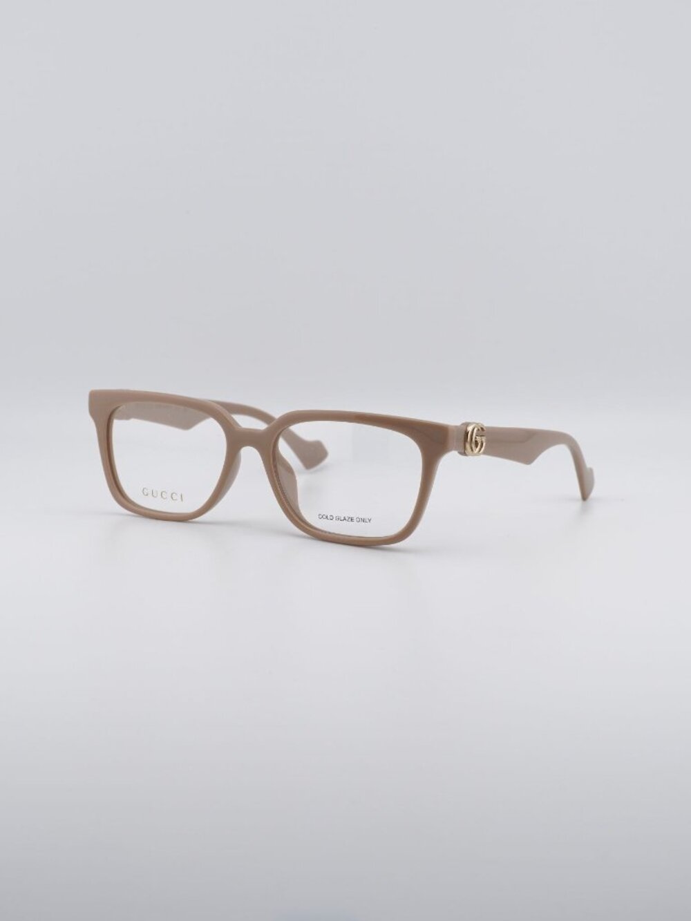 Gucci GG1537OK 003 Eyeglasses Nude 55mm Square Frame